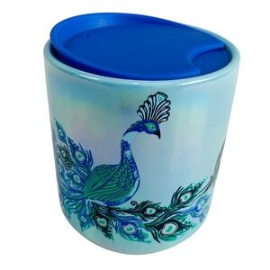 Starbucks Iridescent Peacock 2024 Holiday Mug W/ Lid 8oz